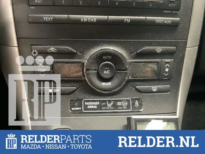 Heater control panel Toyota Auris