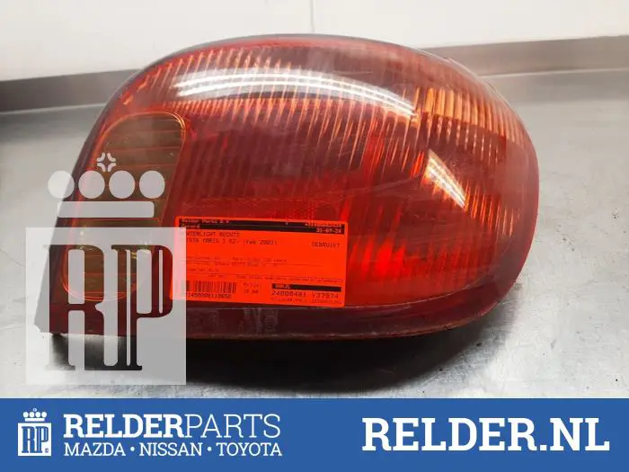 Taillight, right Toyota Yaris