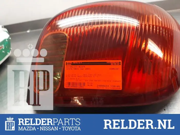 Taillight, right Toyota Yaris